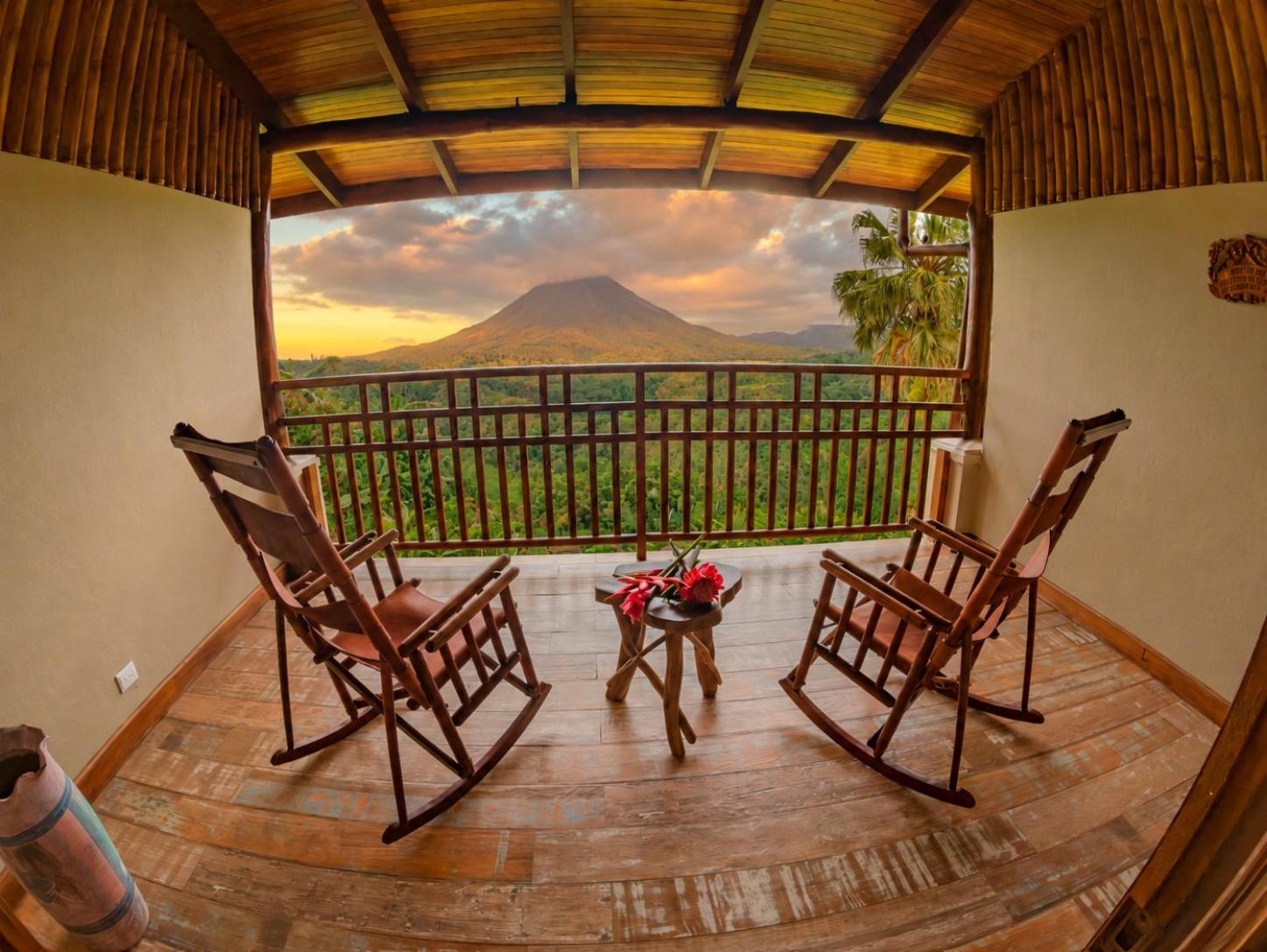 Standard room with views of the Arenal Volcano